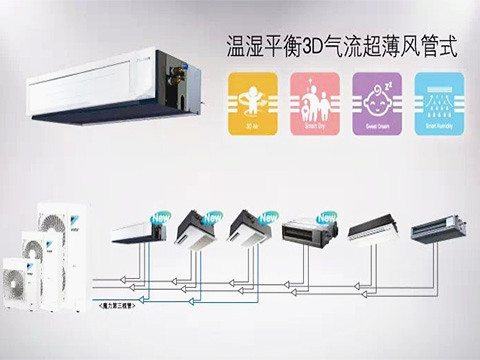 大金-溫濕平衡3D氣流超薄風(fēng)管式室內(nèi)機(jī)